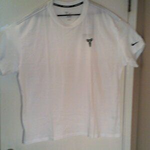 NIKE HOOPS KOBE BRYANT "Mamba Mentality Tee" MEN'S WHITE T-SHIRT 2XL HJ3318-100